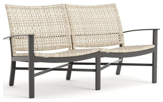 Jasper Loveseat, Textured Pewter