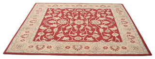 HAND TUFTED WOOL ECO-FRIENDLY AREA RUGS - Square,Red Gold,Oriental