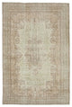 Vintage Turkish Hand-Knotted Rug 7' x 10' 8", 84 in. x 128 in.