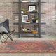 Momeni Afshar Polyester Machine Made Red Area Rug 5'x7'6"