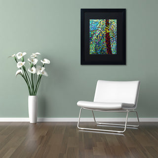 'Pine Sprites' Matted Framed Canvas Art by Mandy Budan