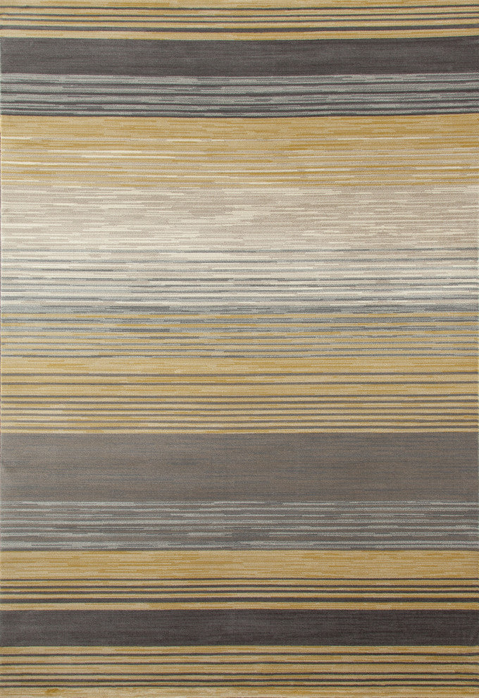 Bastille Heathered Stripe Light Yellow 10'11"x15'Area Rug