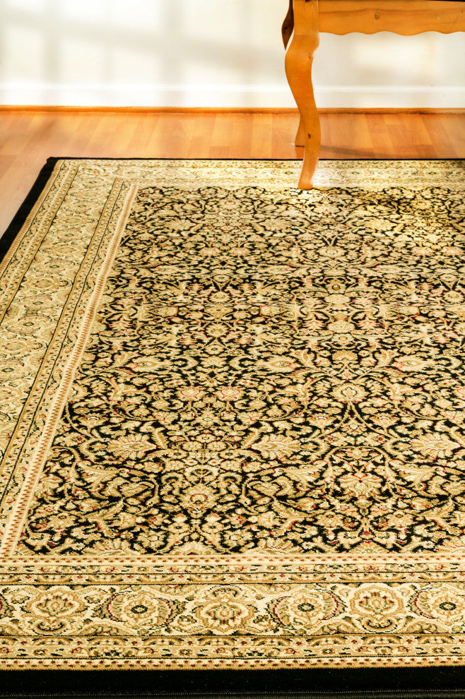 Legacy Black Rug, 5'3"X7'7"