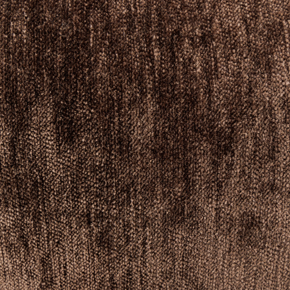 The Smith 20" Square Chenille Pillow, Set of 2, Chocolate