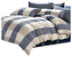 Buffalo Washed Cotton 3-Piece Duvet Set, Sapphire, King