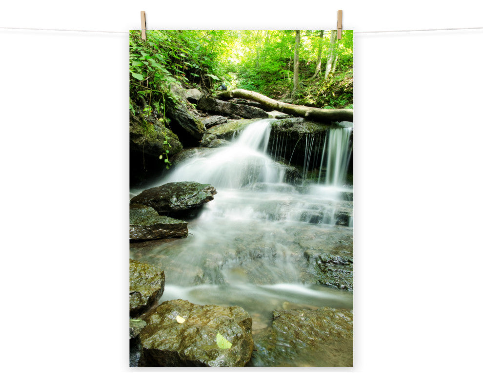 Pixley Falls 2 Landscape Photo, Waterfall Unframed Wall Art Print, 11" X 14"