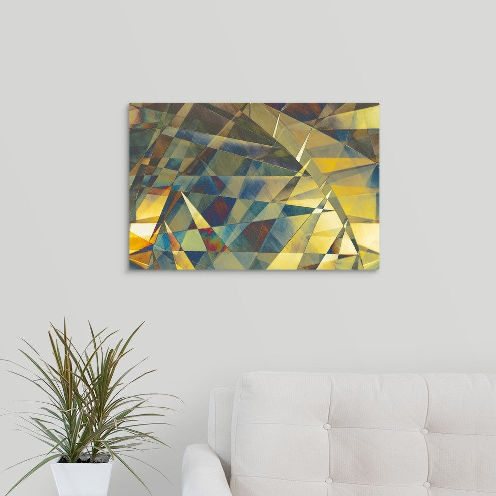 "Golden Spires" Wrapped Canvas Art Print, 24"x16"x1.5"