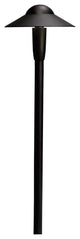 Kichler Landscape 12V LED Path-Spread Light, Textured Black