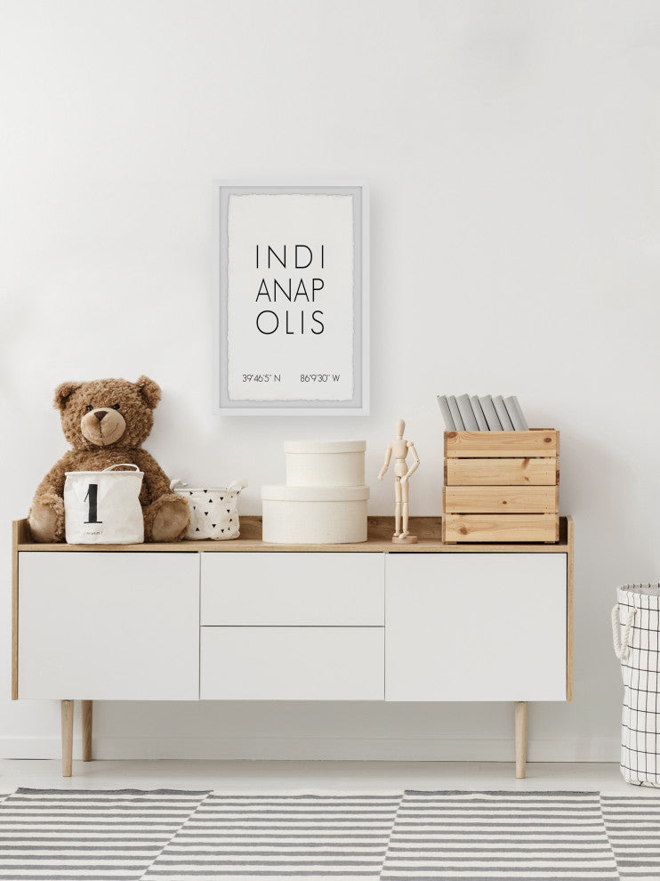 "Indianapolis" Framed Painting Print, 30x45