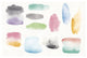 "Watercolor Swatch Bright" Digital Paper Print by Elyse DeNeige, 62"x42"