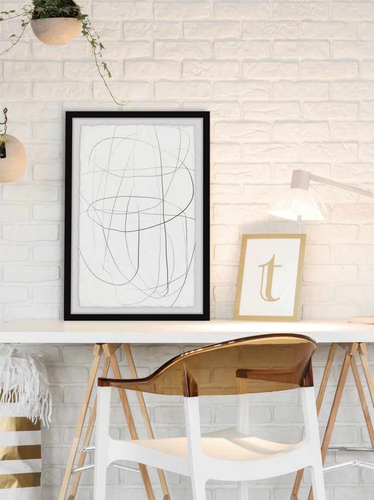 "My Terms" Framed Painting Print, 12x18