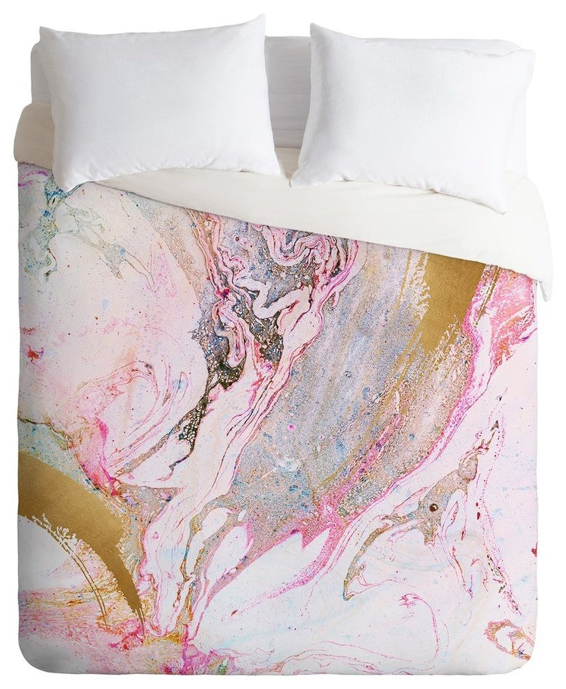 Iveta Abolina Winter Marble Duvet Cover, King