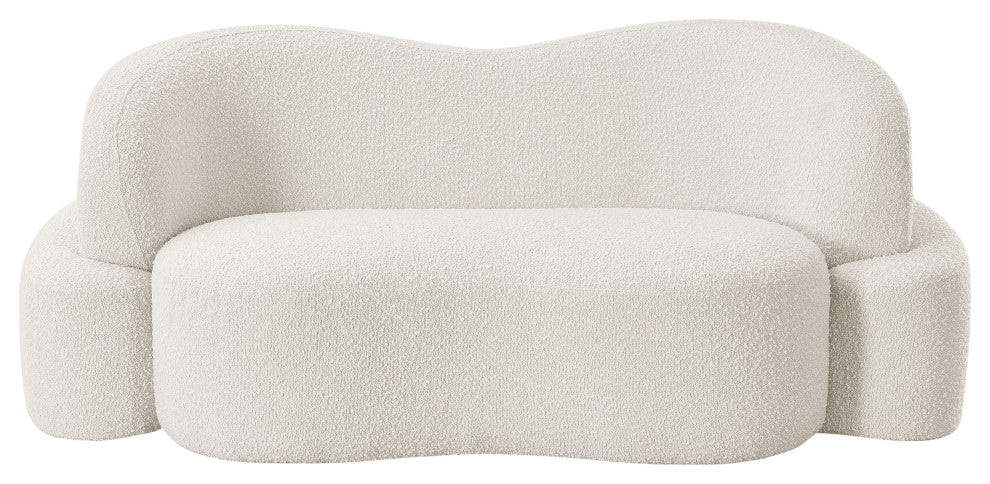 Principessa Boucle Fabric Chair, Cream, Loveseat