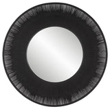 Uttermost Sailor's Knot Black Round Mirror