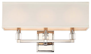 Dixon 3 Light Sconce in Polished Nickel