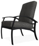 Belle Isle Cushion Deep Seating Outdoor Armchair, Hither Char/Black