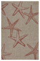 5' X 7' Beige Indoor Outdoor Area Rug