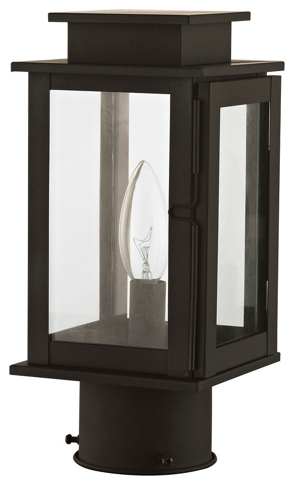 Princeton 1-Light Post Lantern, Bronze