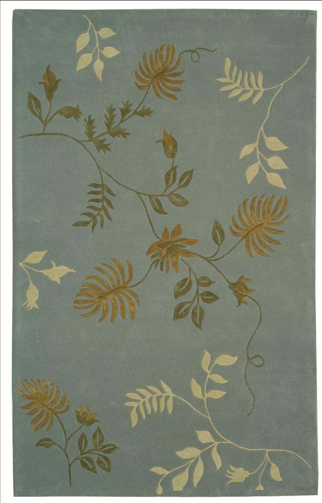 Safavieh Soho soh313a Floral Rug, Light Blue, 6'0"x9'0"