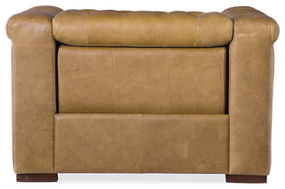 Savion Power Leather Motion Recliner, Saddlebag Coin