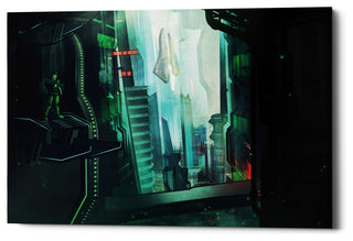 Epic Graffiti "Digital Age" by Jonathan Lam, Giclee Canvas Wall Art, 40"x60"