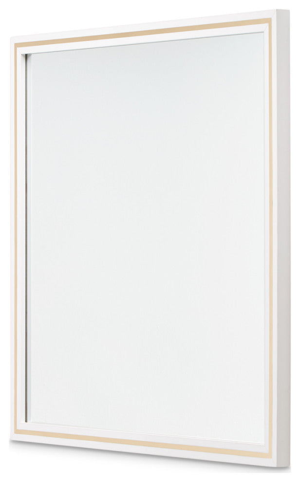 Palm Gate Wall Mirror, Cloud White
