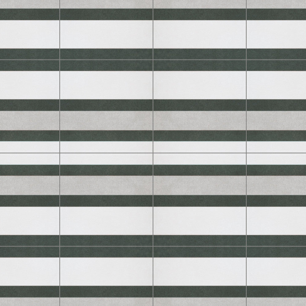Twenties Ceramic Floor and Wall Tile, Stripe