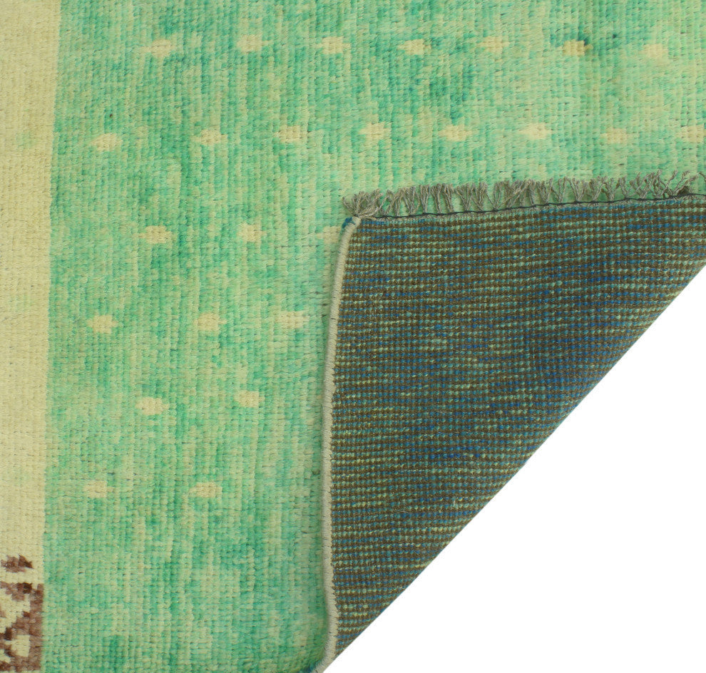 Balochi Winnie Ivory/Turquoise Rug, 5'10x7'8