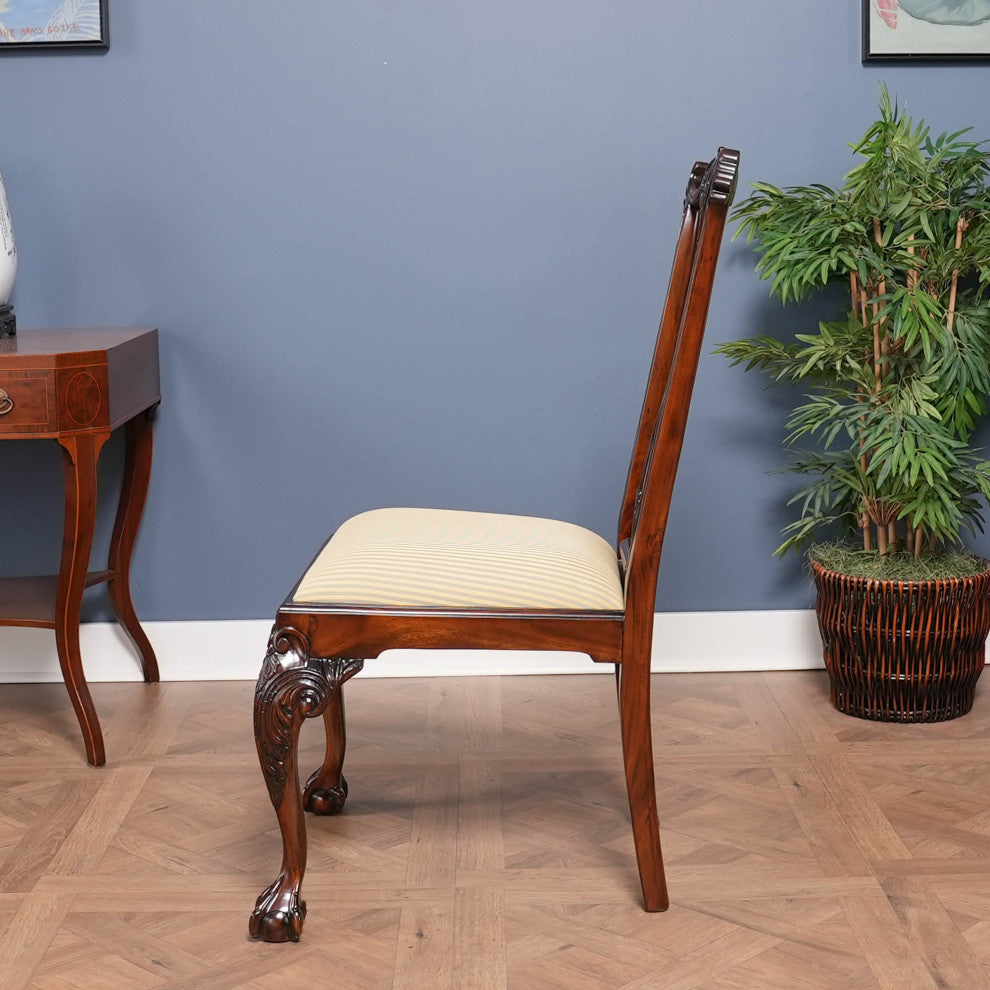 NDRSC061 Flame Back Chippendale SIDE Chair