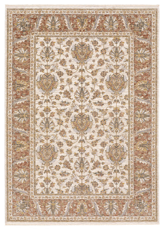 Oriental Weavers Maharaja Indoor Rug Rust/ Ivory 5'3" X 7'6"
