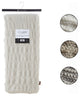 Inspired Home Harmonie Throw Extra Soft, Silk Touch, Acrylic 50"x60", Ivory