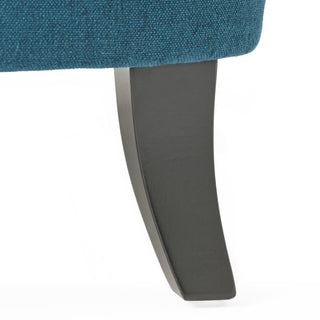 GDF Studio Annelia Tufted Fabric Club Chair, Navy Blue