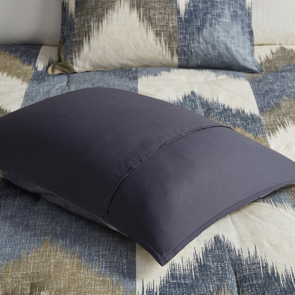 INK+IVY Printed Comforter Bedding Set, Full/Queen