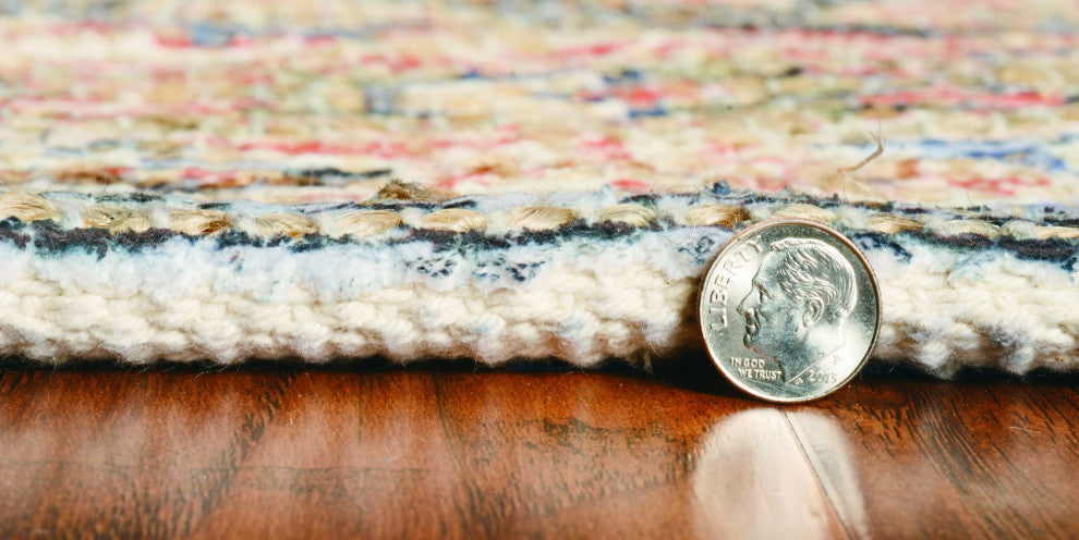 HomeRoots 7' x 9' Jute Charcoal Area Rug
