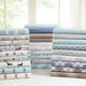 True North by Sleep Philosophy Cotton Flannel Kids Sheet Set, Green Llamas