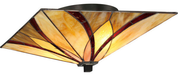 Asheville 2-Light Flush Mount, Valiant Bronze