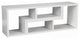 Convertible TV Console And Bookcase, White