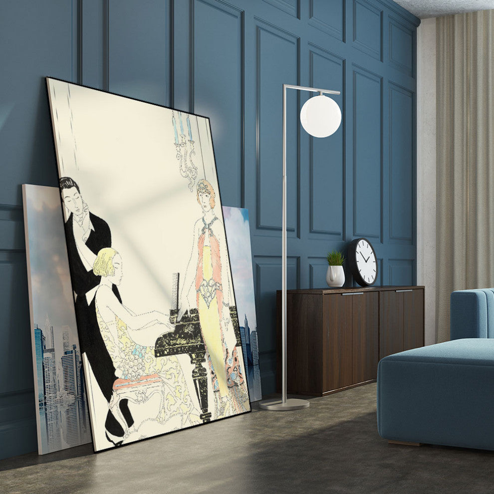 "Arte Deco Fashion I" Fine Art Giant Canvas Print, 48"x72"