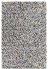 Gems Contemporary Area Rug, Light Gray, 7'9" Round