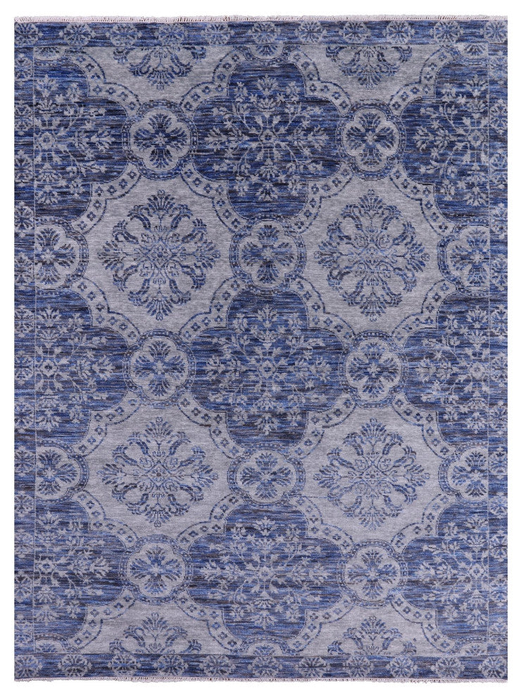 Modern Hand-Knotted Wool Rug 9' 1" X 12' 2" Q8761