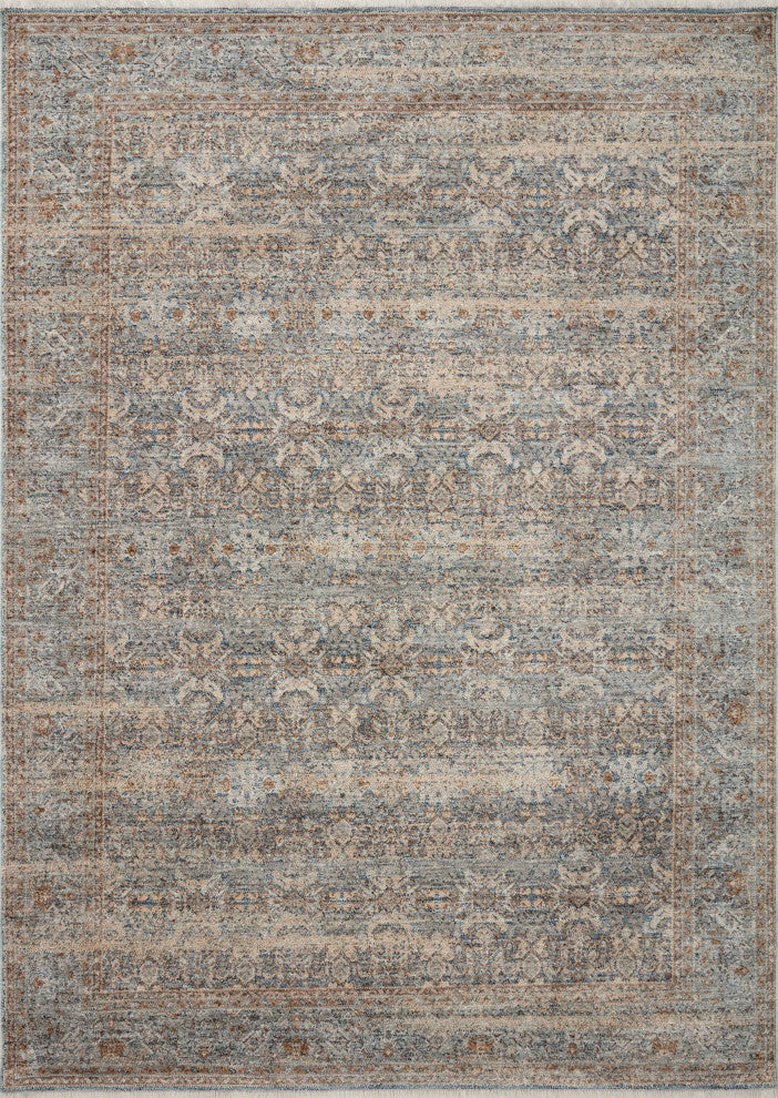 Angela Rose x Loloi Blake Ocean / Mocha 2'-7" x 10'-0" Runner Rug