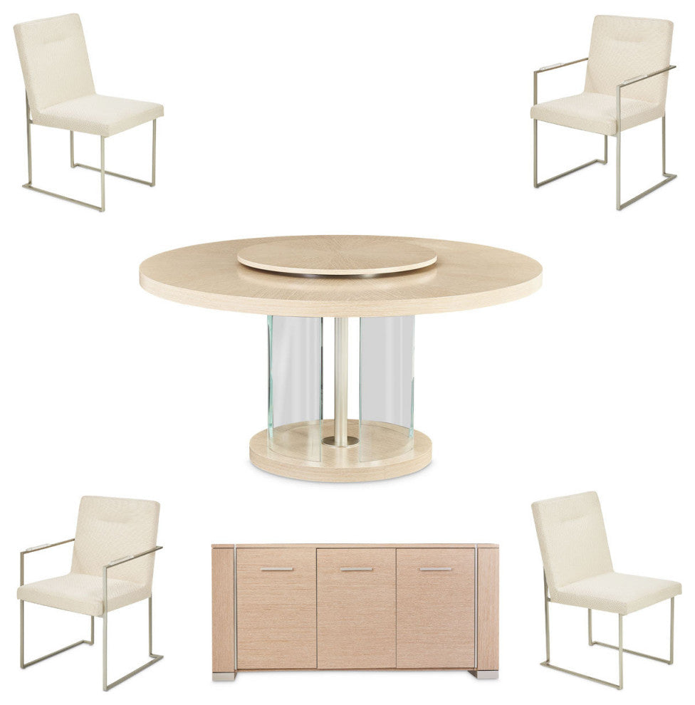 AICO Furniture Laguna 6 Piece Dining Table Set