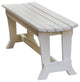 Carolina Preserves 2-Seat Bench No Back, Butter (Distressed)
