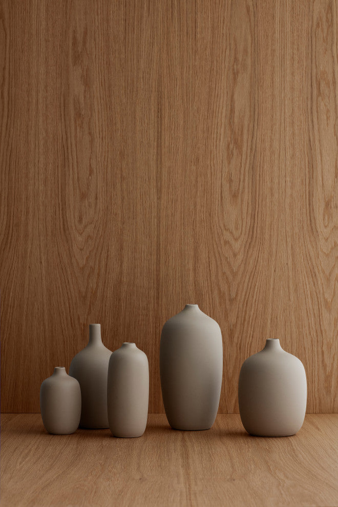 Ceola Vase Ceramic 5.5X7.5, White