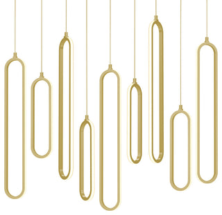 Sienna LED Linear Pendant 36"W, 135W, 5CCT, Gold