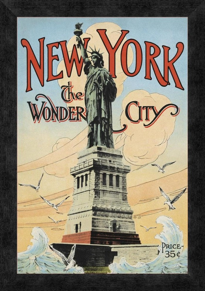 "New York; The Wonder City, 1902"  by Irving Underhill, 14x20"