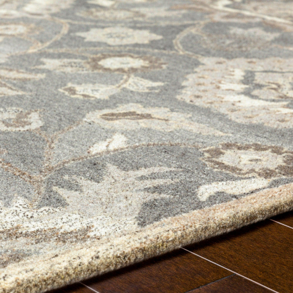 Surya Caesar CAE-1192 Traditional Area Rug, Taupe, 10' x 14' Rectangle