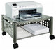 Mobile Heavy Duty Under-desk Printer Stand, Matte Gray