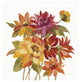 "English Garden I on White" Digital Paper Print by Silvia Vassileva, 38"x38"