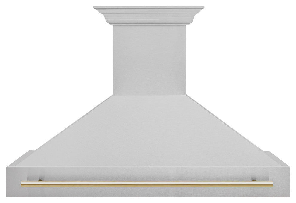 ZLINE 48 In. Wall Mount Hood, DuraSnow With DuraSnow Shell, 8654SNZ-48-G